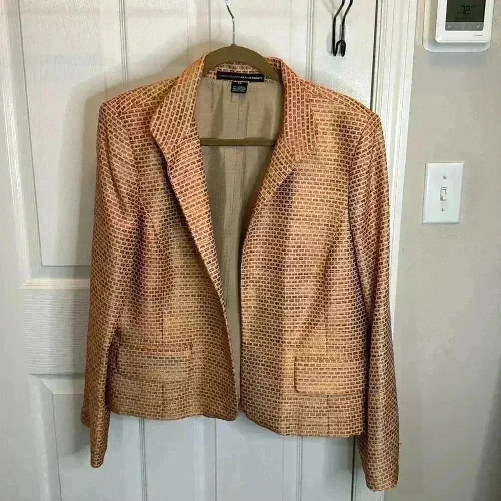 Linda Allard Ellen Tracy Open Blazer size 14